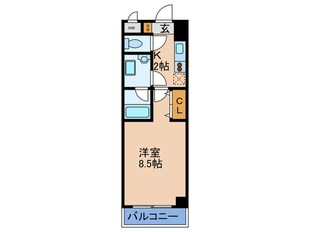 リバ－スクウェア１０３の物件間取画像